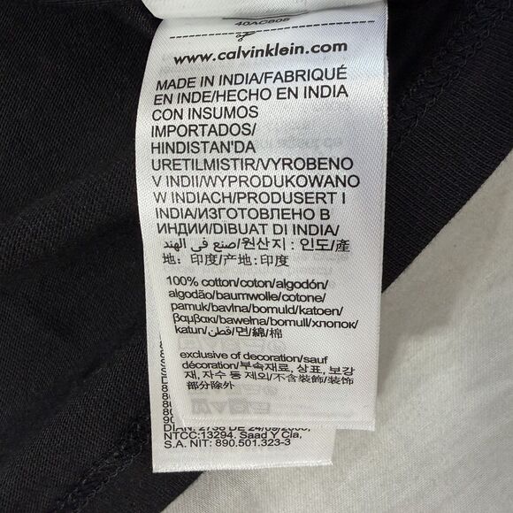 NWT Calvin Klein Men's Black Polo 100% Cotton - XL MSRP $79 - Picture 6 of 9